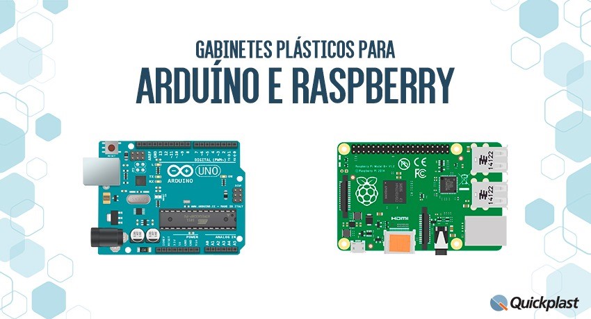 Soluções em gabinetes plásticos para Arduino e Raspberry